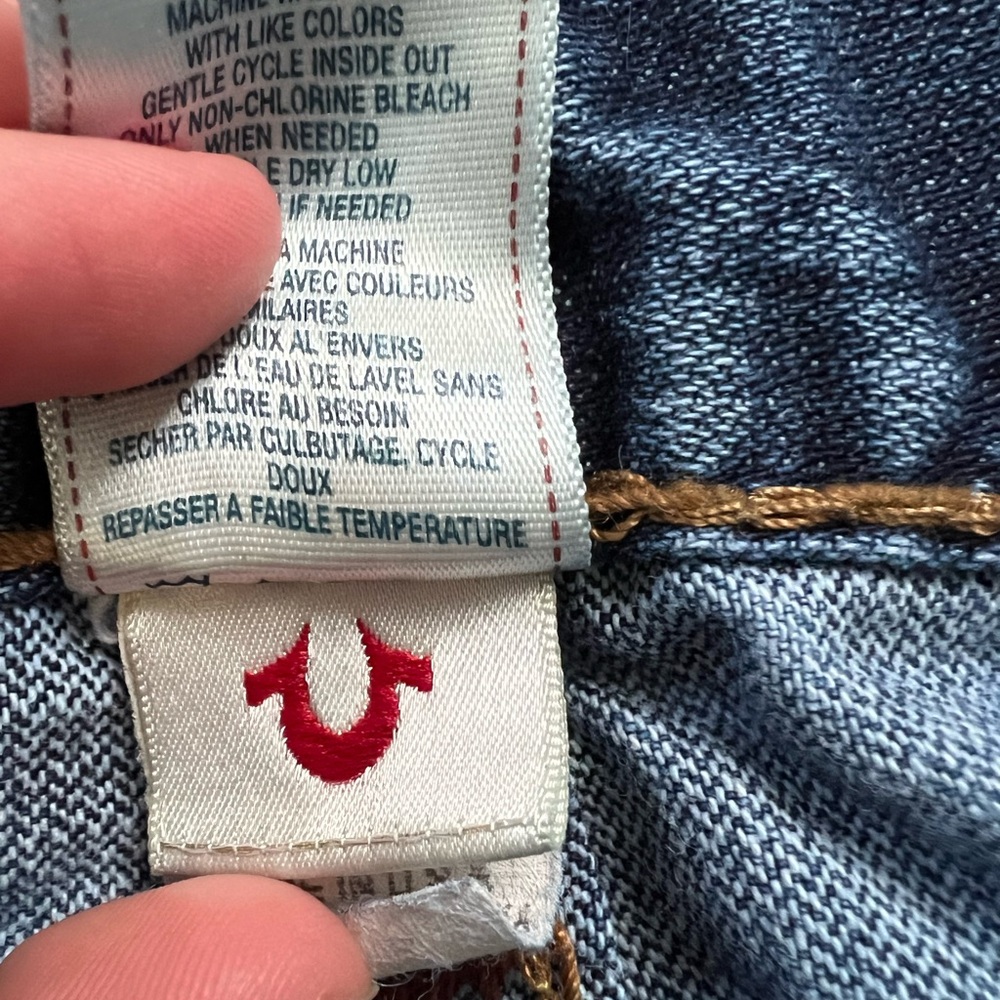 True Religion Billy Super T Jeans Dark Wash size 30 - Picture 7 of 16